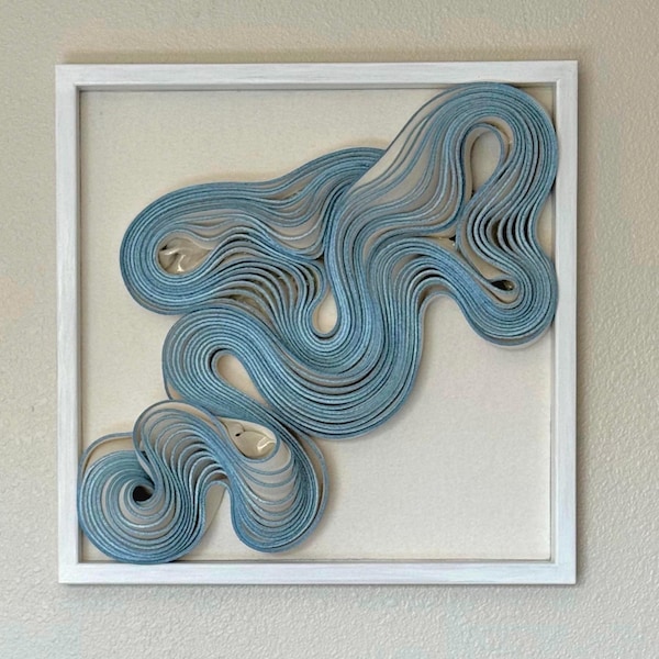Earth Taffee- Original Sculptural Wall Art