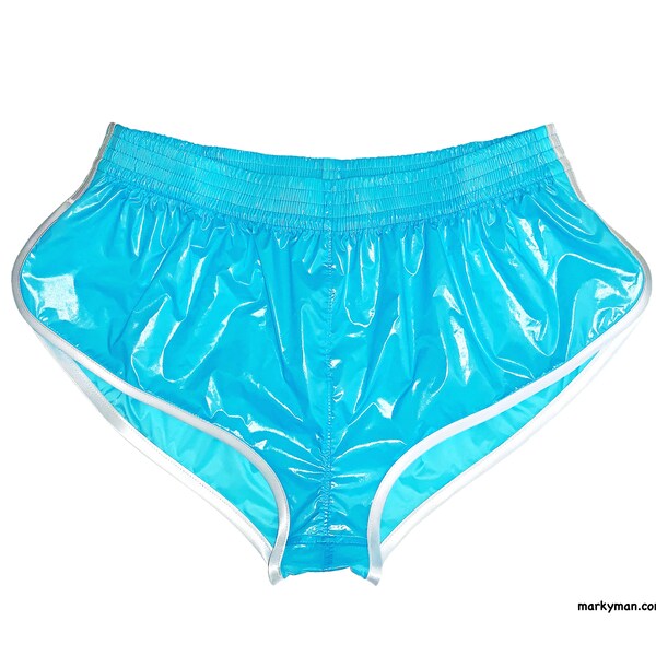 Short court 2.0 L short en nylon short de sport en nylon brillant short de sprinter de racer brillant wetlook