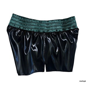 Short brillant M short brillant pantalon de sport wetlook short de sport brillant pantalon de sport satin pantalon de sport brillant satin image 3