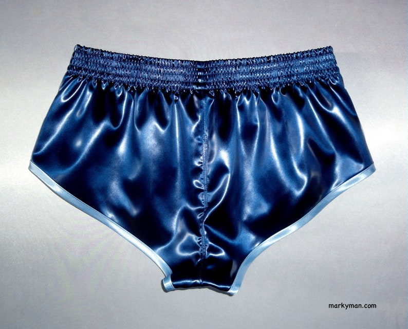 Shorts M extra court 2.0 Satin Sprinters wetlook bleu foncé brillant splendeur 2.0 image 4