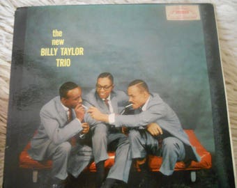 The New Billy Taylor Trio Vintage LP Record. Jazz Bebop Recorded Music.Gift for him jazz lover. Valentine's gift.