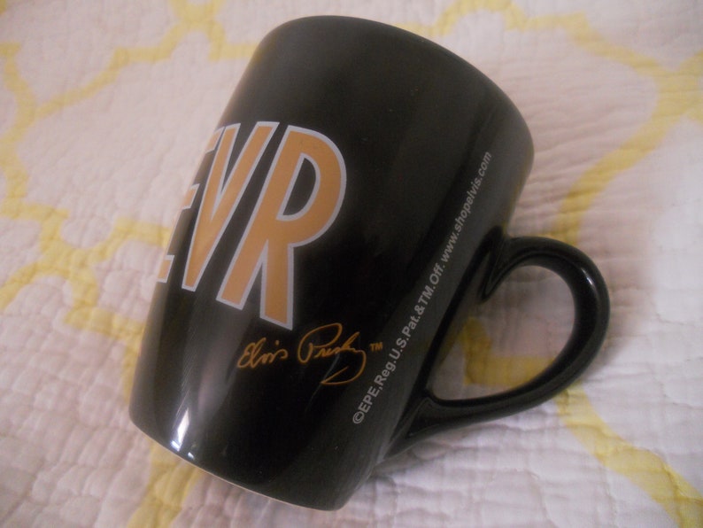 Elvis Presley Coffee Mug Cup EP 4EVER. Collectible Mug.Gift for a Rock and Roll Fan. image 6