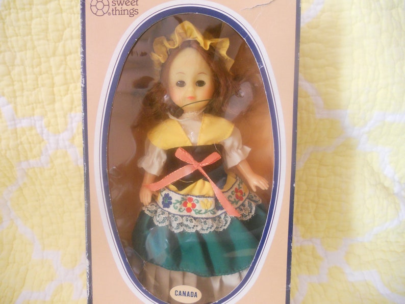 Vintage Collectible Canada Doll.Dolls of the World.8 inch image 0