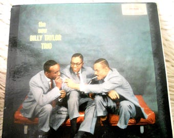The New Billy Taylor Trio Vintage LP Record. Jazz Bebop Recorded Music. Gift for him jazz lover.