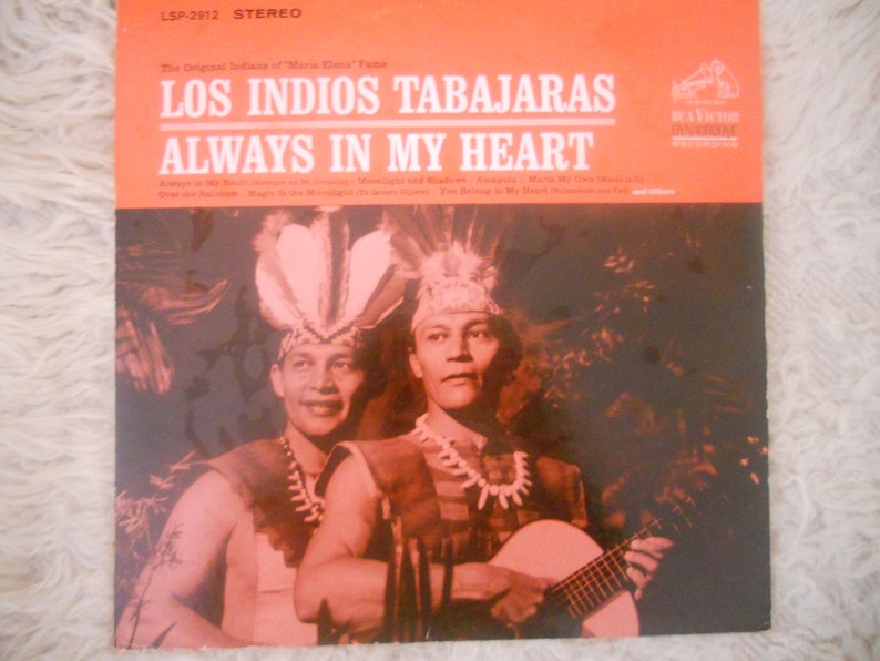 Vintage LP Los Indios Tabajaras Always in My Heart. Latin image 0