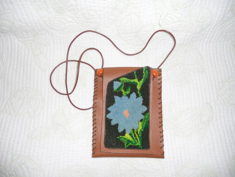 Genuine Leather Wallet Clutch. Handcrafted  Crossbody Wallet image 0