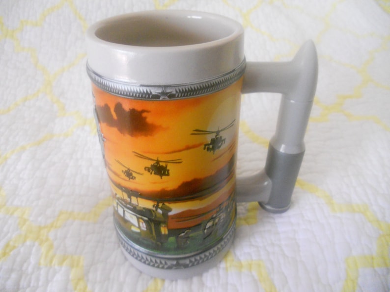 Budweiser Military Vintage Beer Stein. Budweiser Salutes Army image 0