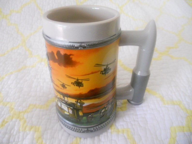 Budweiser Military Vintage Beer Stein. Budweiser Salutes Army image 0