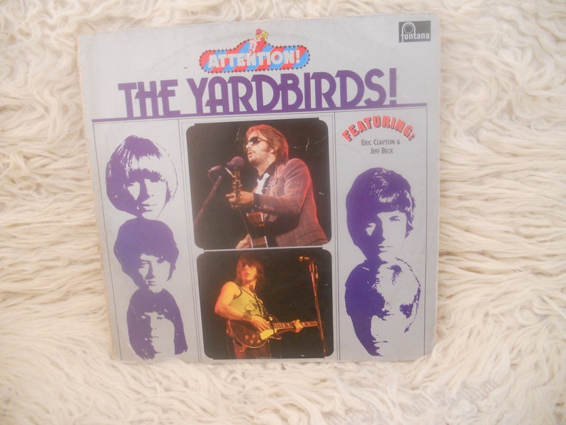 The Yardbirds Attention Vinyl Record. Vintage Recorded Music. image 0