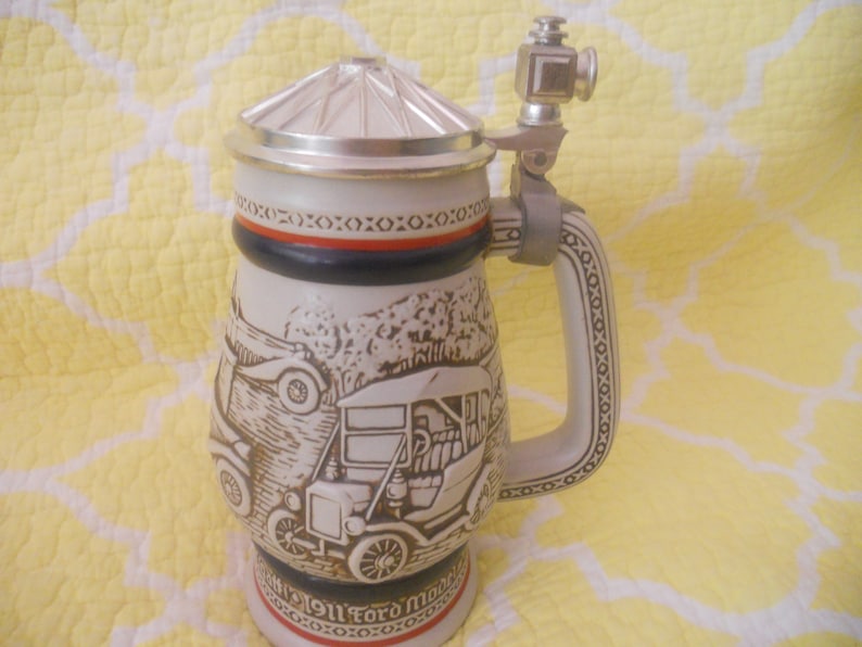 Collectible Beer Mug.Avon Car Beer Stein made in Brazil by image 0