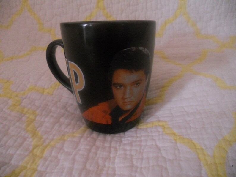 Elvis Presley Coffee Mug Cup EP 4EVER. Collectible Mug.Gift for a Rock and Roll Fan. image 3