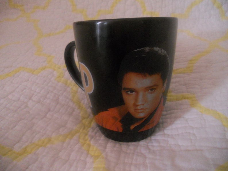 Elvis Presley Coffee Mug Cup EP 4EVER. Collectible Mug.Gift for a Rock and Roll Fan. image 1