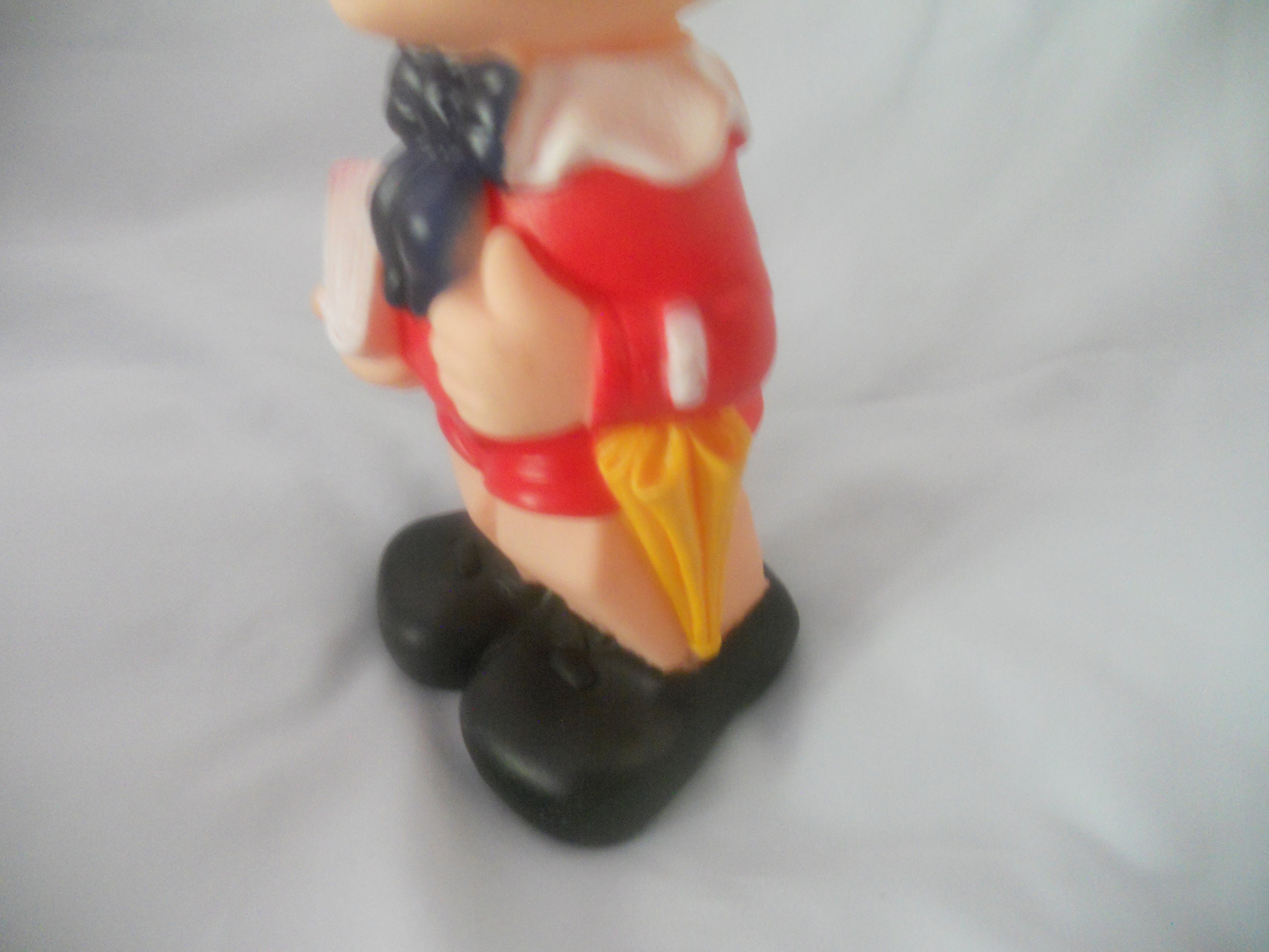 Vintage Pinocchio Rubber Toy. Collectible Figurine. Kid's Gift