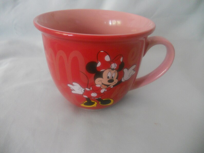 Disney Minnie Mouse Authentic Large Coffee Mug. Genuine image 0