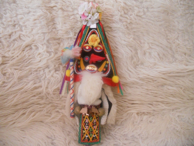 Traditional Ethnic Folk Art Doll. Bulgarian Kuker. European image 0