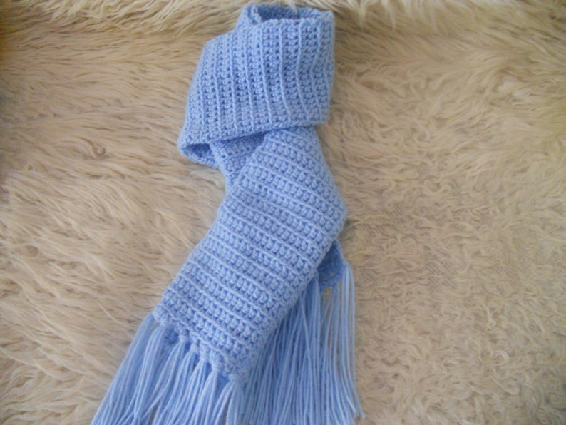 Hand Crocheted Scarf.Women's and Teen Girl's Scarf image 0