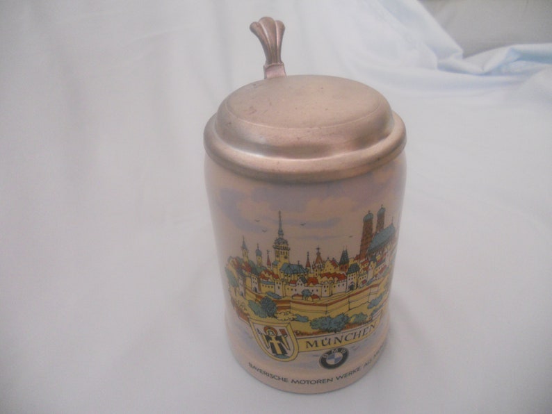 BMW Munchen Beer Stein  Gift Mug Rare Collectors Item. image 0