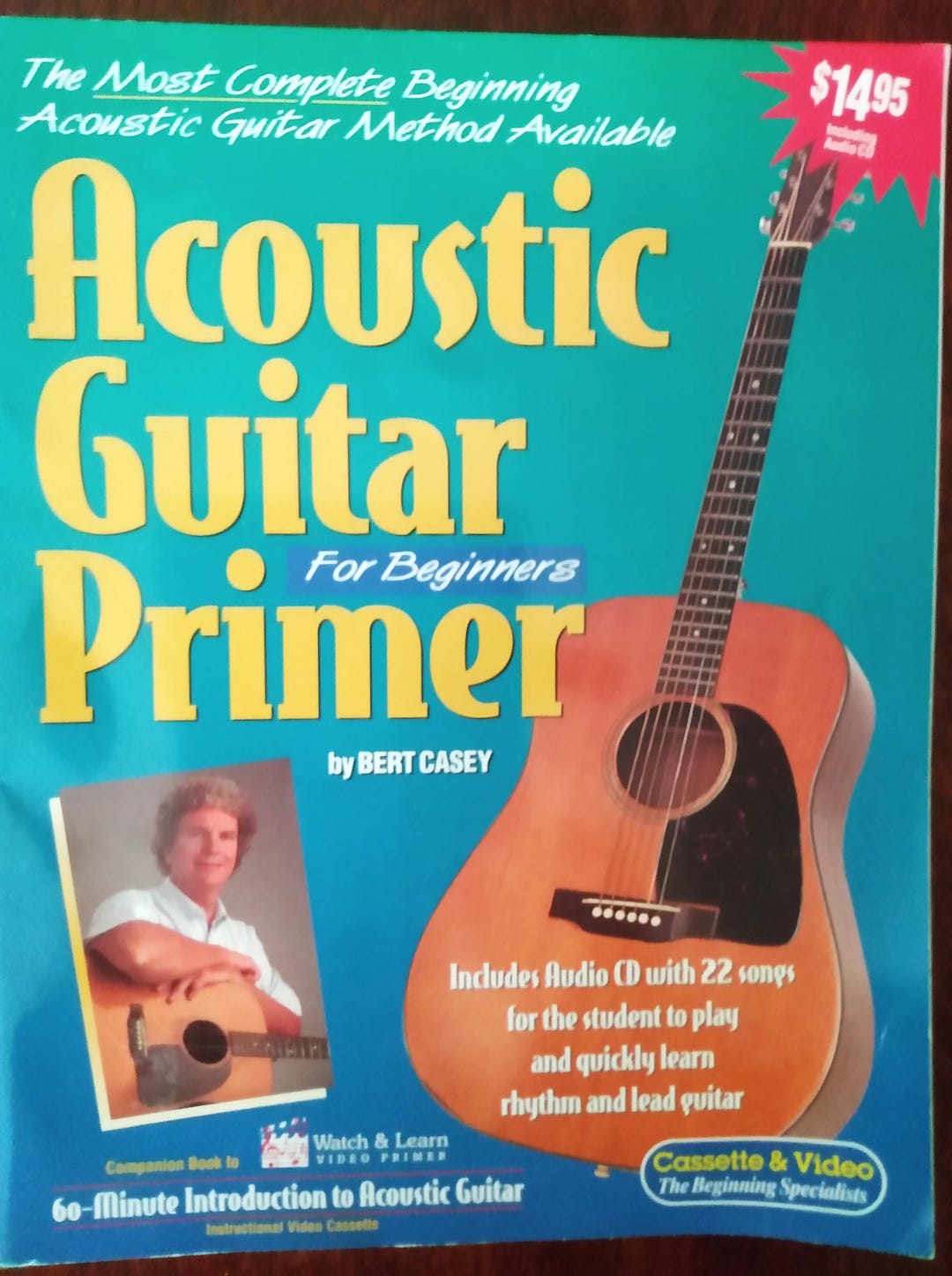 Acoustic Guitar Primer Book For Beginners With Audio video CD Gift For acoustic-guitar-primer-book-for-beginners-with-audio-video-cd-gift-for