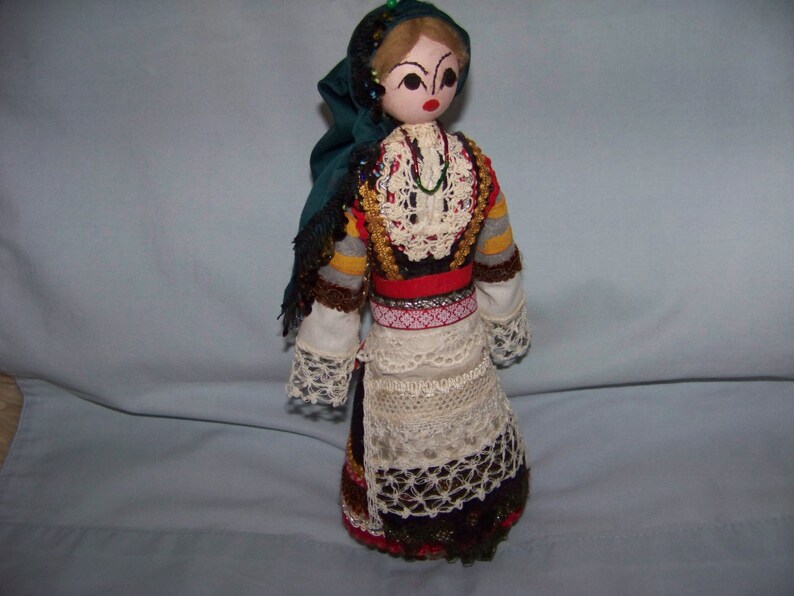 Traditional Ethnic Folk European Doll. Handcrafted Bulgarian image 0