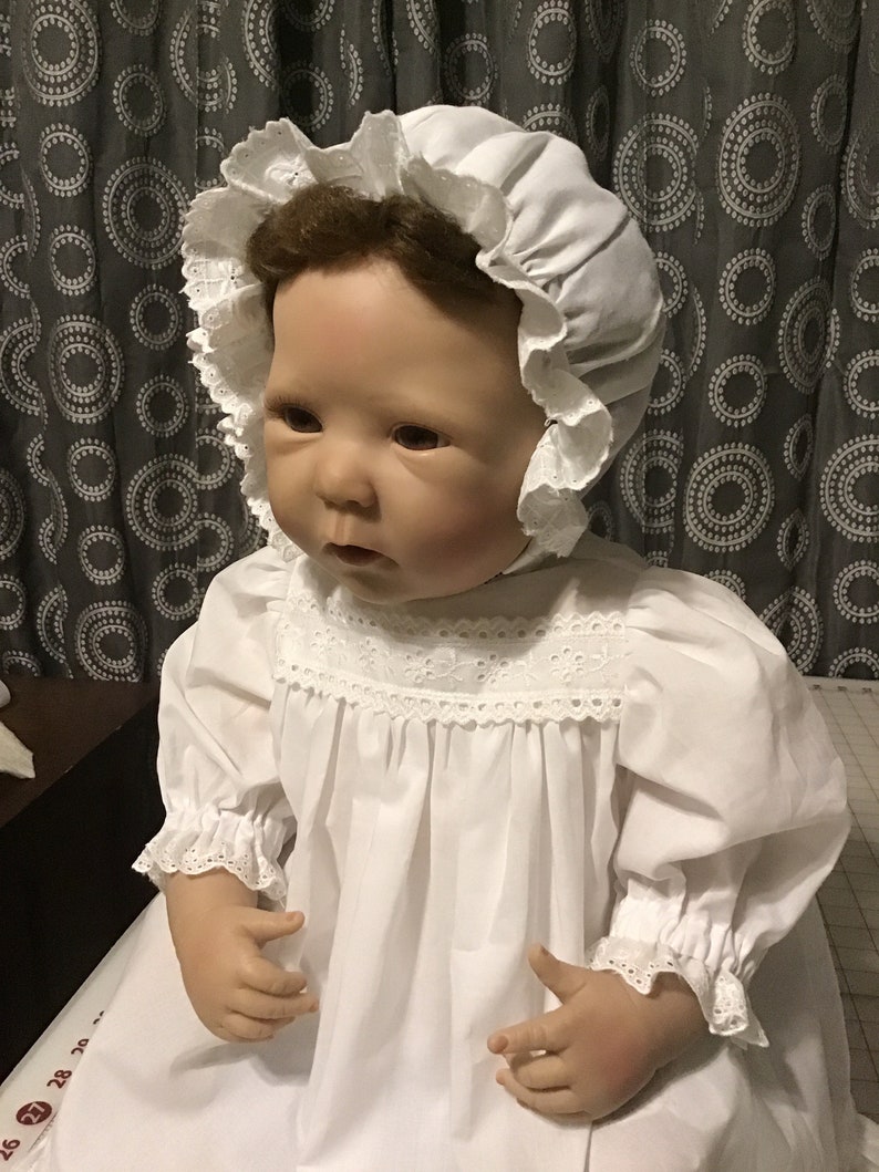 and Panties Bonnet 21 MIddleton Doll White Heirloom Dress