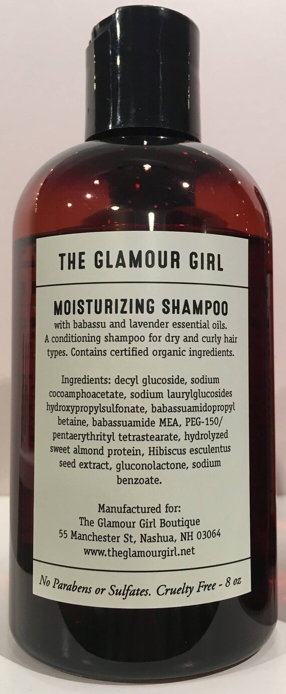 The Glamour Girl Natural Shampoo Etsy