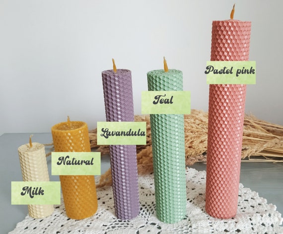 Handmade Eco-Friendly Beeswax Candles