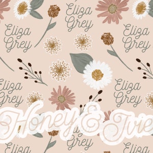 Archivo de nombres sin problemas. Patrón de nombre sin costuras personalizado. Archivo de nombre personalizado. Patrón digital. Nombre del archivo. Patrón sin costuras. Archivo de nombres florales.