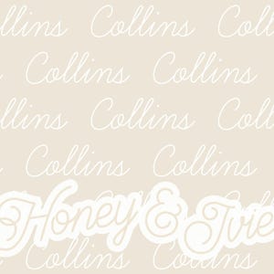 Seamless Name File. Spersonalizowany Seamless Name Pattern. Niestandardowy Name File. Wzór cyfrowy. Name File. Seamless Pattern. Cream Name File.