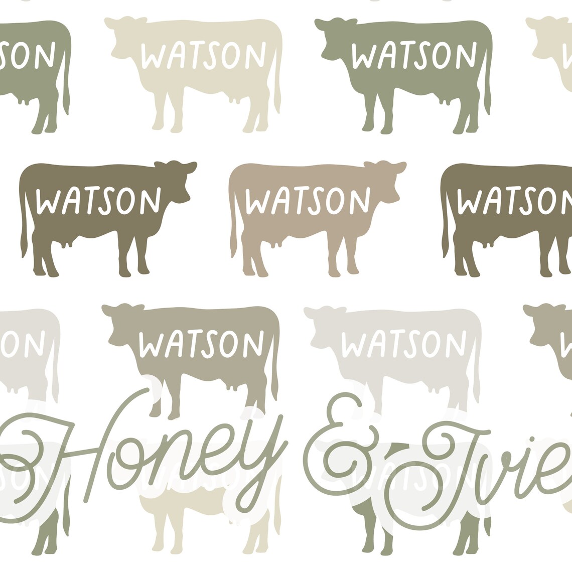 Customised Name Files Seamless Name File. Personalized Seamless Name Pattern. Custom Name ...