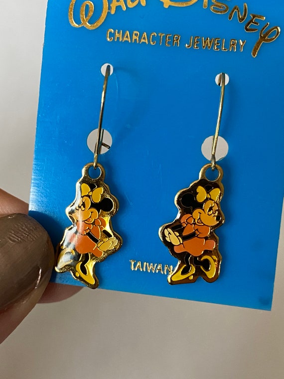 Minnie Mouse Disney Parks Vintage Earrings 1986