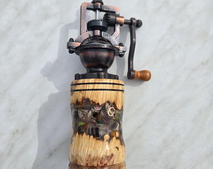 Featured listing image: Heirloom Salt/Pepper Grinder - Fishing theme