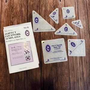 Perfect Patchwork Templates - Set B 4in Square Basic Set