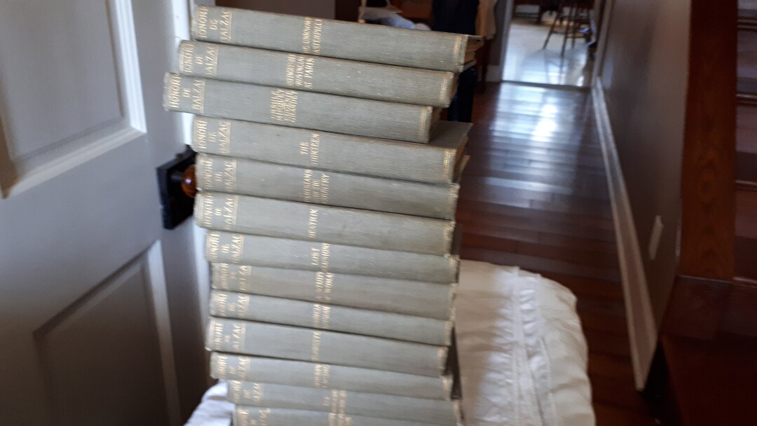 17 Honore De Balzac Antique Books Dated 1900 First English Translation