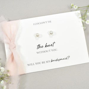 Bridesmaid gifts,Bridesmaid Pearl Earrings,Bridesmaid Proposal,wedding bridal party gifts, Bridesmaid Jewelry,wedding jewelry for bridesmaid