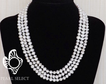 Long Pearl Necklace 62
