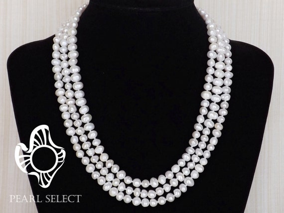 Long Pearl Necklace 62