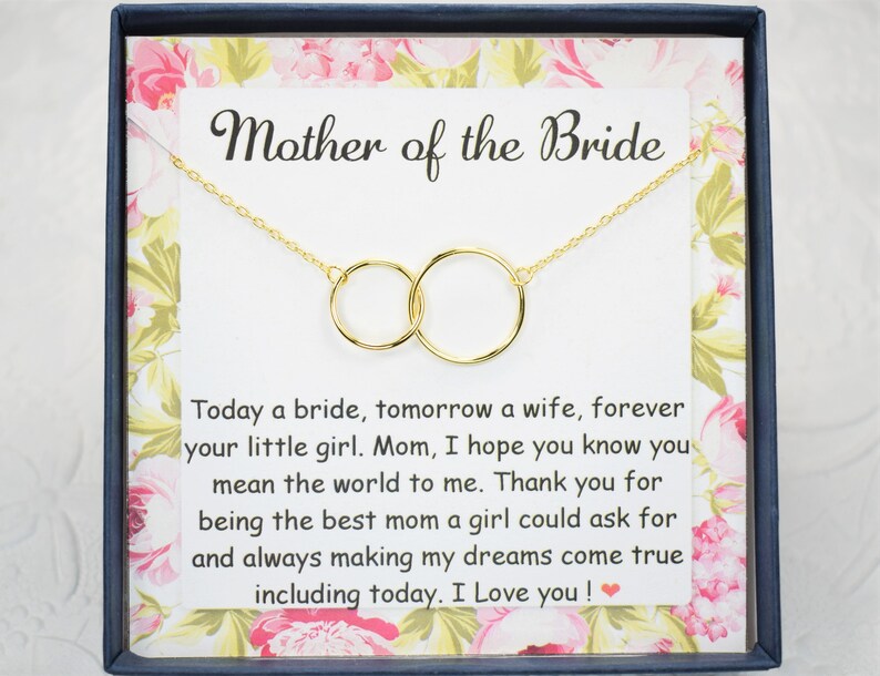 Mother of the Bride necklace, Gift for mom on wedding day Mother of the Groom gift, mother of the bride gift from daughter, mom wedding gift image 10