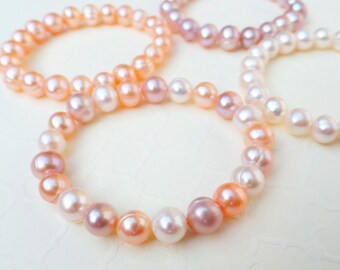 Flower Girl Pearl Bracelet: Freshwater Pearl Children's Jewelry