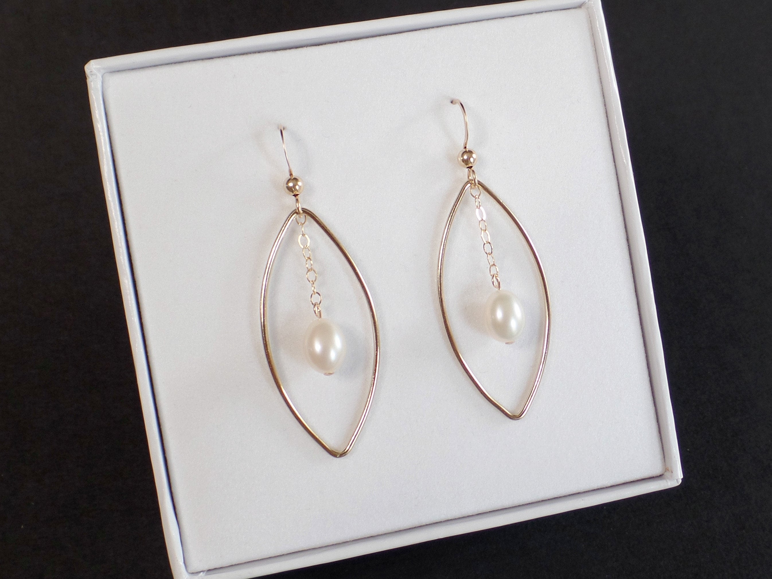 Silver Pearl Earring JU0270 main image 1