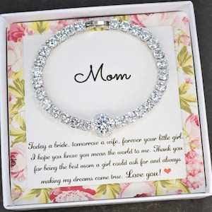 Mutter der Braut Armband Geschenk-Set, Mutter des Bräutigams Armband, Stiefmutter Geschenk-Set, Geschenk für Mütter, Schwiegermutter, Mama Geschenk-Set,