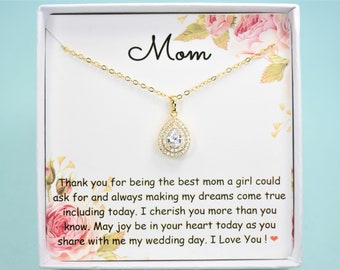 Mother of Groom gift from Bride, Mother in Law necklace gift, Mother in Law Gift, Mother of The Groom Gift, Mother in Law Wedding Gift