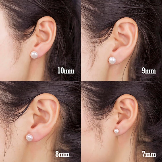 Black Pearl Earrings,freshwater Pearl Earrings, 925 Sterling