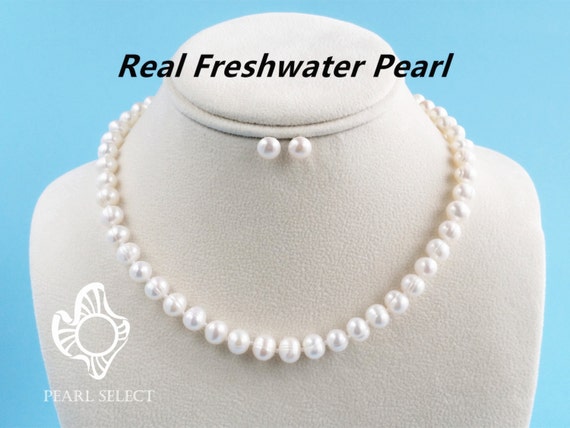 Bridesmaid Gifts Pearl Jewelry Set 