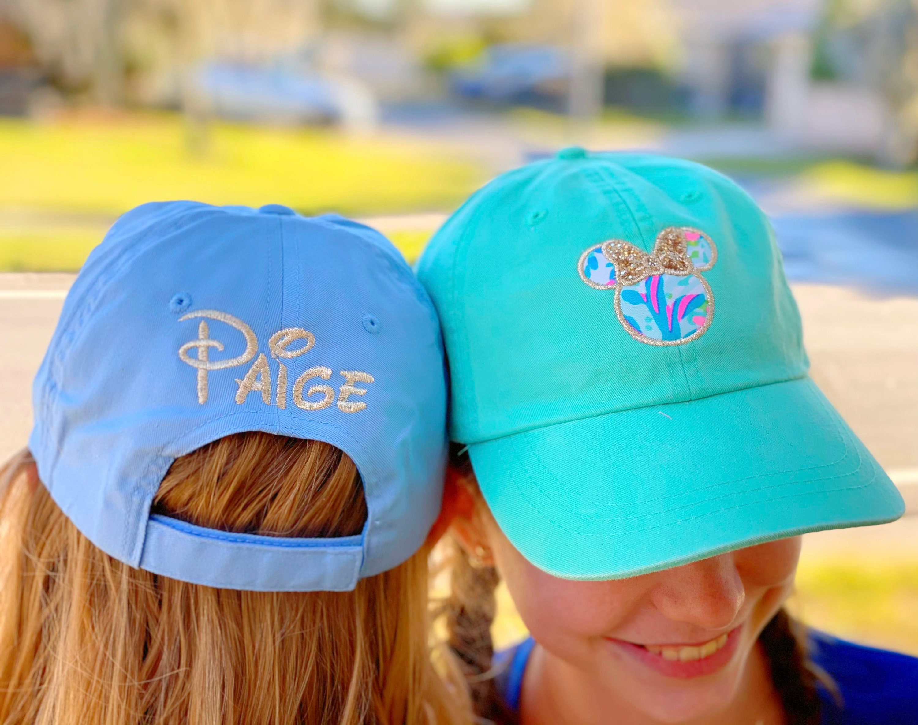 LillyP with your Name - Adult or Youth - Fancy Mousie Hat