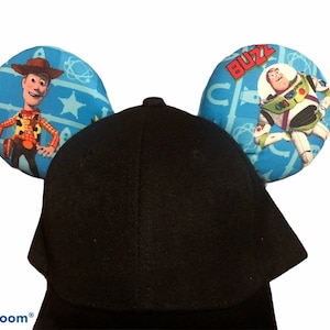 Choice Character - Jessie Buzz Woody Toy Story Magical Mouse Ears | (puffy ears) choose: bow color & headband, hat or piggy tail clips