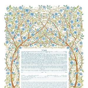 Ketubah Jewish Marriage Contract Modern Wedding Vows Traditional Orthodox Conservative Reform Interfaith Same Sex Humanist Anniversary Gift