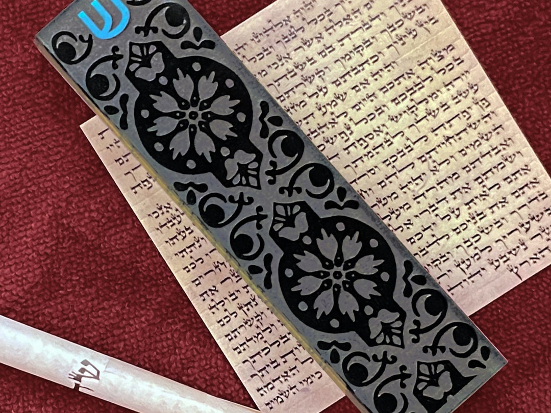 Mezuzah Self Stick Easy Mount Entryway Modern Mezuza Case Etsy