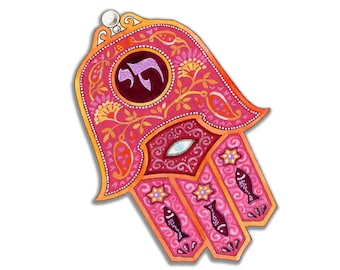 Voiture Mezuza Hamsa prière des voyageurs juif nouveau conducteur cadeau hébreu porte-bonheur voyage mezuza autocollant montage facile accessoires de voiture amulette