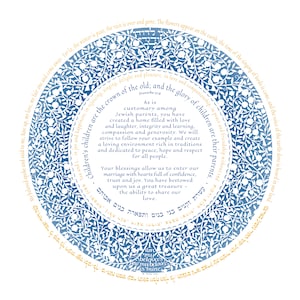 Wedding Gift For Jewish Parents From Bride and Groom Mom & Dad Mother And Father All That We Are Or Hope To Be We Owe To You Thank You