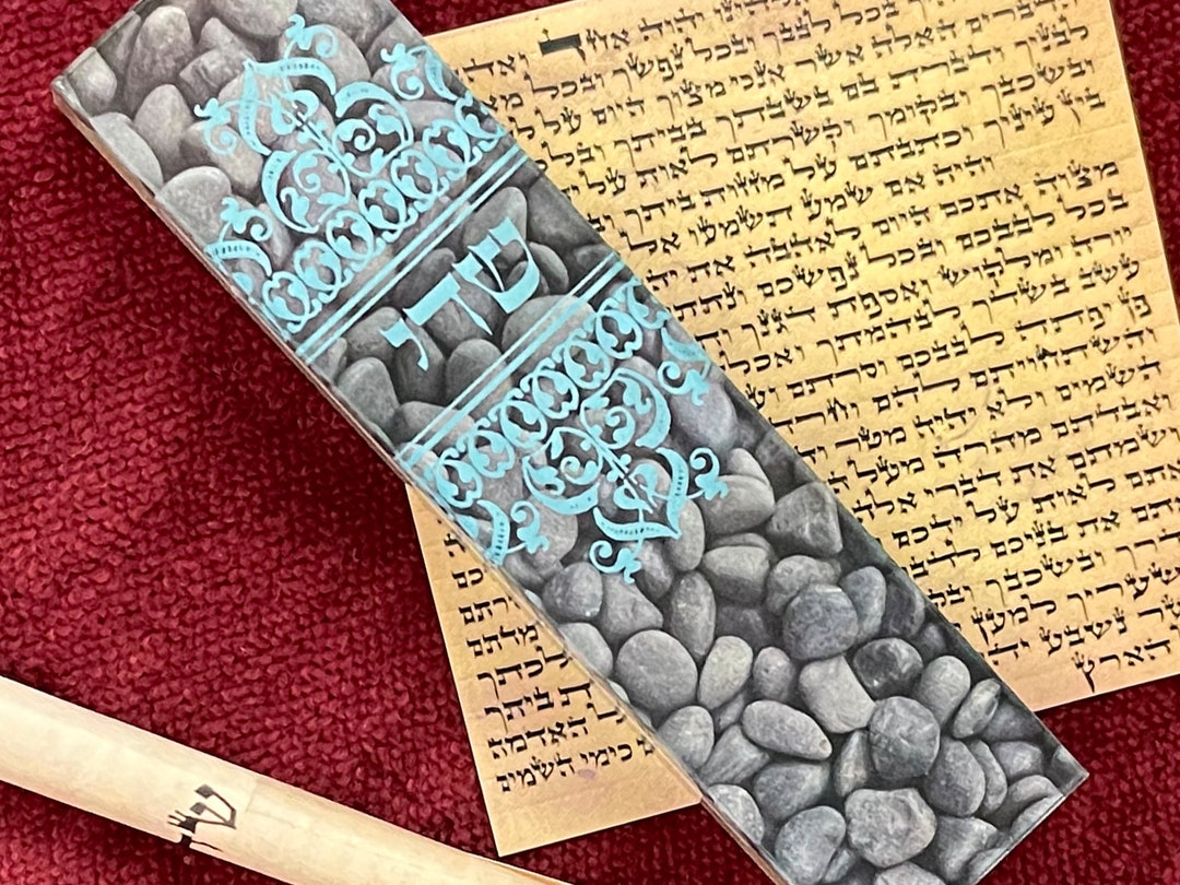 Mezuzah Self Stick Easy Mount Entryway Modern Mezuza Case Jewish